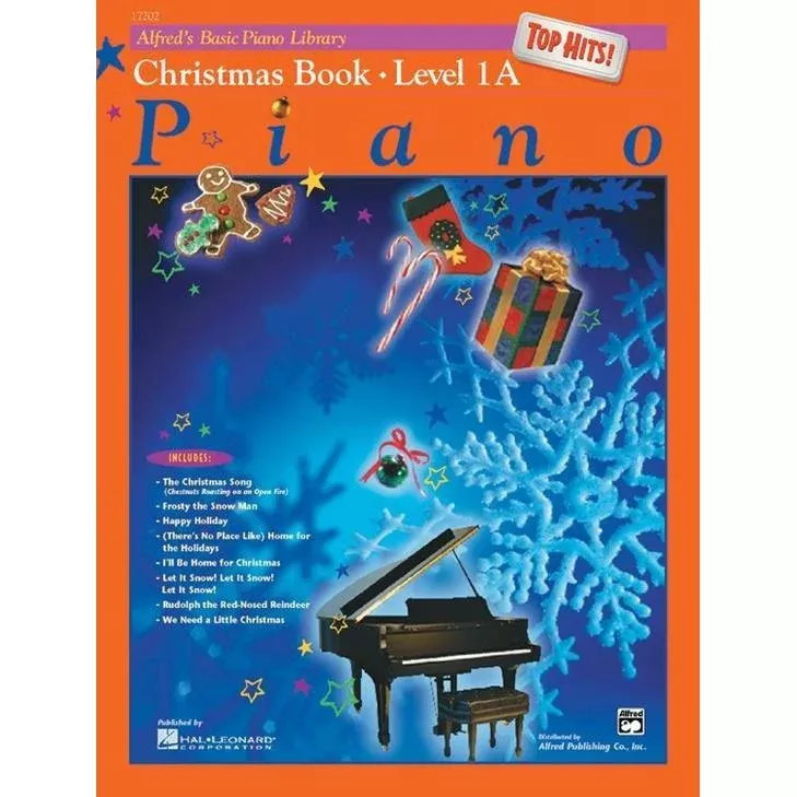 Alfred's Basic Piano Course: Top Hits! Christmas 1A