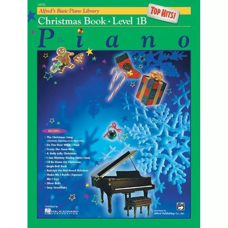 Alfred’s Basic Piano Course: Top Hits! Christmas 1B