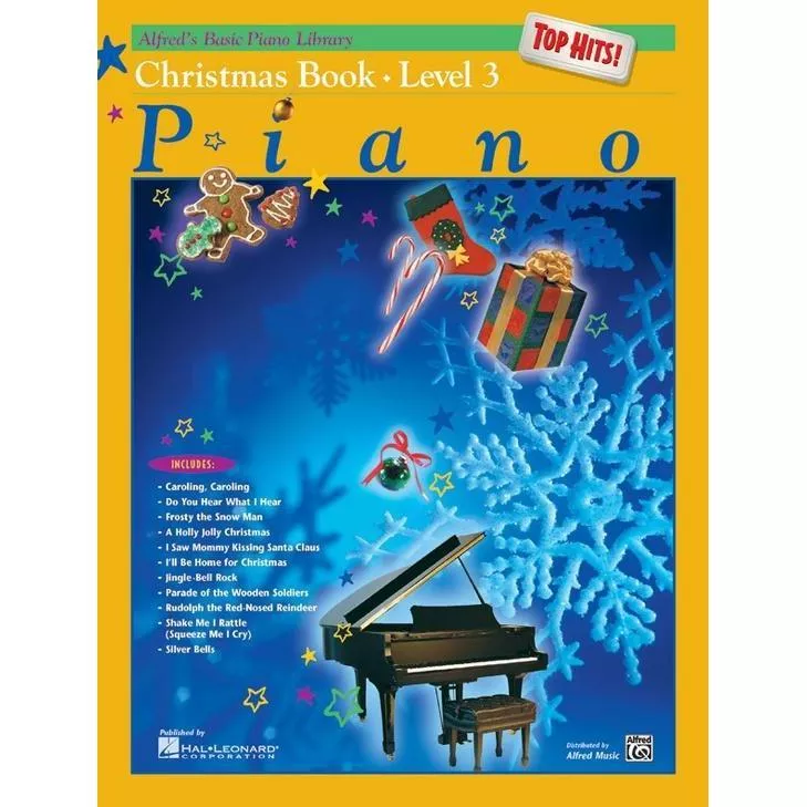 Alfred’s Basic Piano Course: Top Hits! Christmas 3