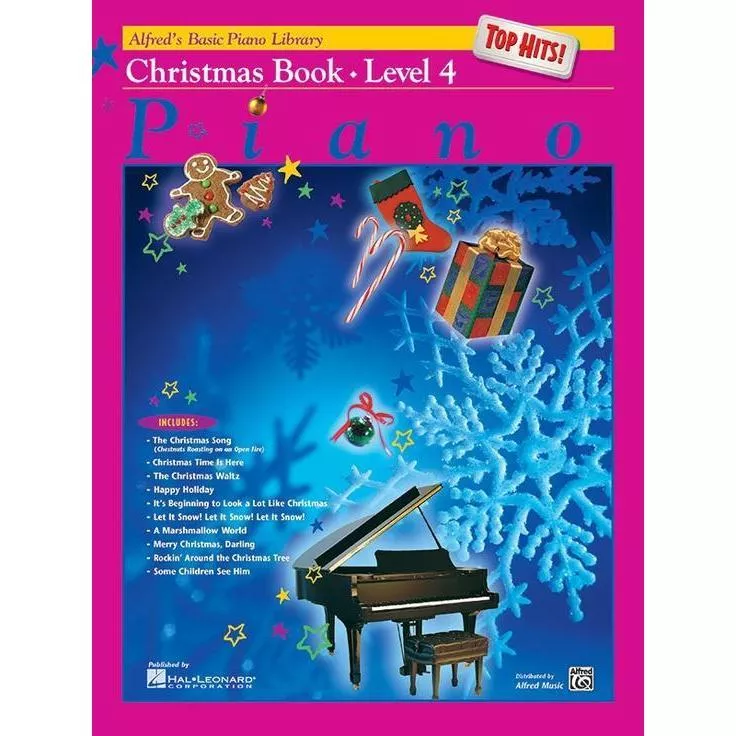 Alfred’s Basic Piano Course: Top Hits! Christmas 4