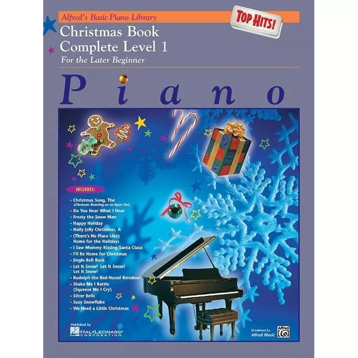 Alfred’s Basic Piano Course: Top Hits! Christmas Complete 1 (1A/1B)