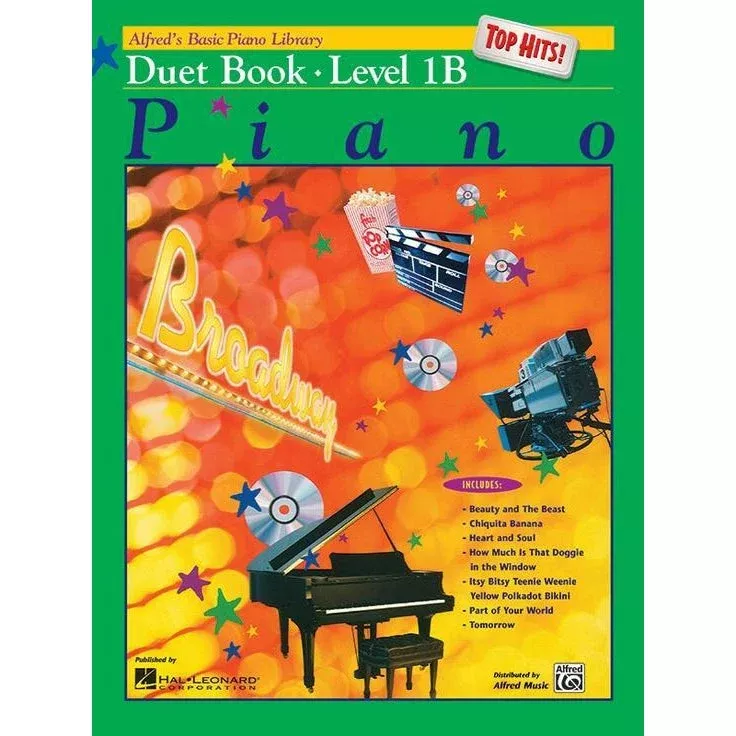 Alfred’s Basic Piano Course: Top Hits! Duet 1B