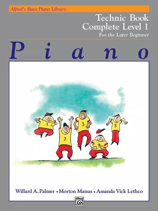 Alfred's Basic Piano Library: Technic Book Complete 1 (1A/1B): Piano Book