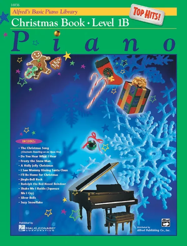Alfred’s Basic Piano Library: Top Hits! Christmas Book 1B: Piano Book