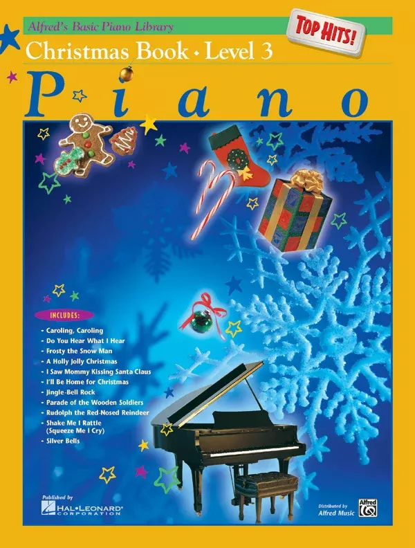 Alfred's Basic Piano Library: Top Hits! Christmas Book 3: Piano Book