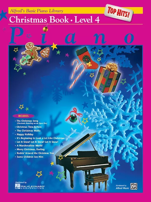 Alfred's Basic Piano Library: Top Hits! Christmas Book 4: Piano Book