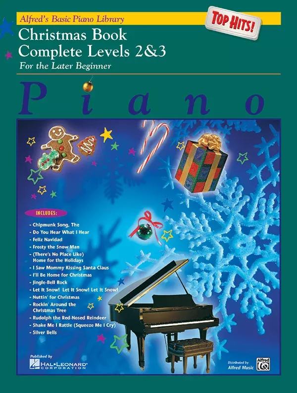Alfred's Basic Piano Library: Top Hits! Christmas Book Complete 2 & 3: Piano Book