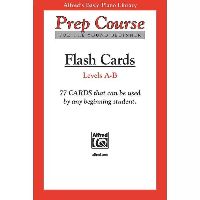Alfred's Basic Piano Prep Course: Flash Cards A & B