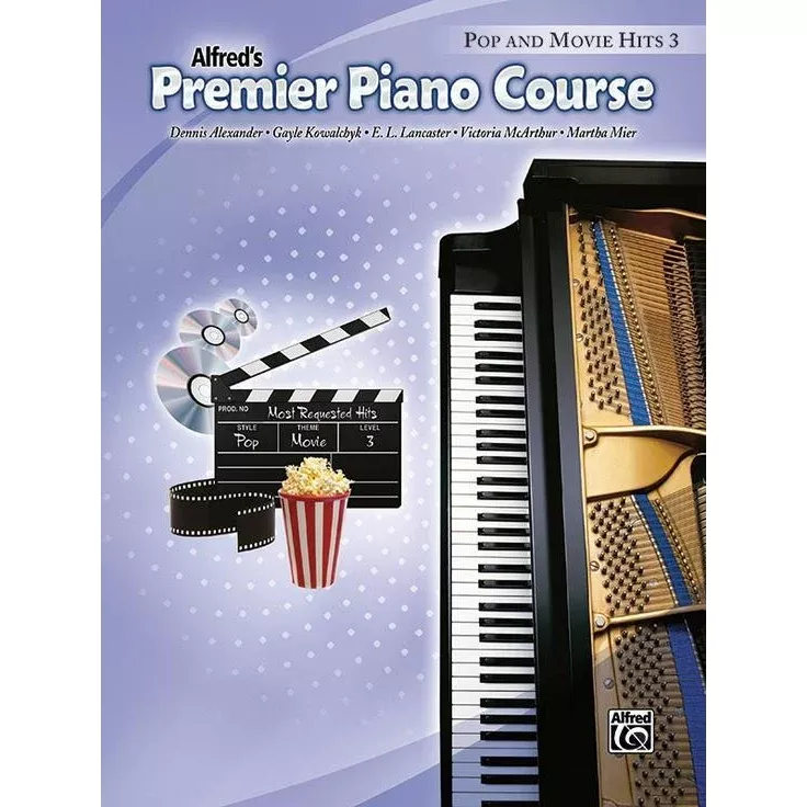 Alfred's Basic Premier Piano Course: Pop & Movie Hits 3