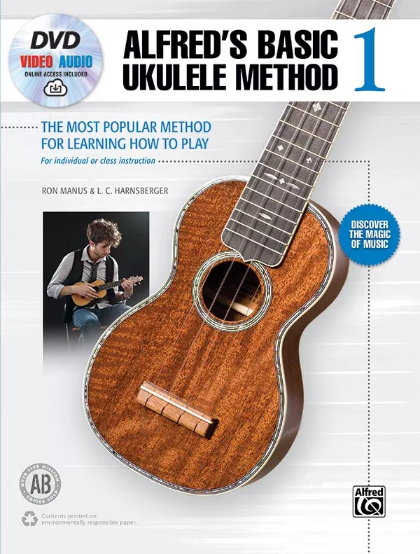 Alfred's Basic Ukulele Method 1: Ukulele Book, DVD & Online Video/Audio