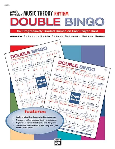 Alfred’s Essentials of Music Theory: Double Bingo Game — Rhythm: Book