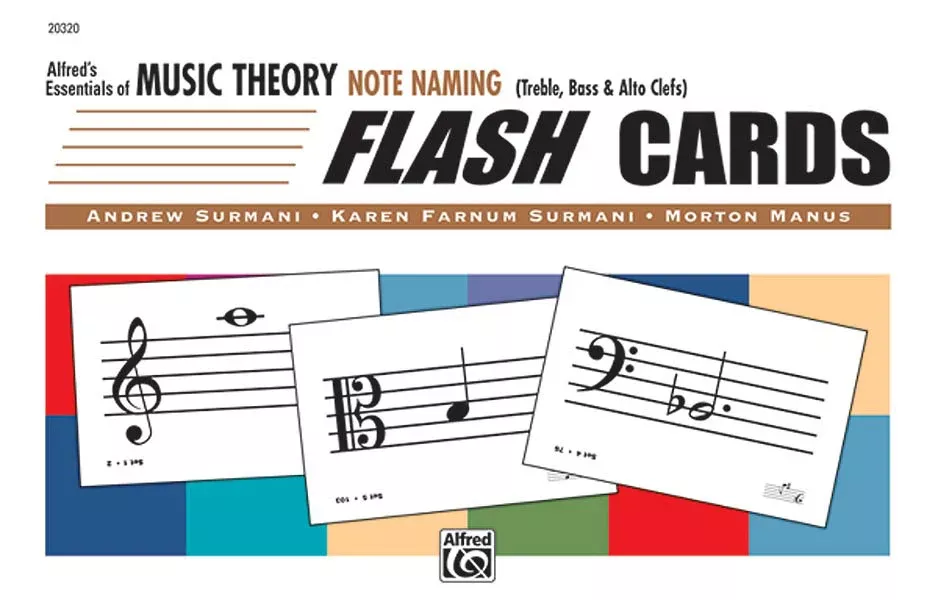 Alfred's Essentials of Music Theory: Flash Cards -- Note Naming: Flash Cards