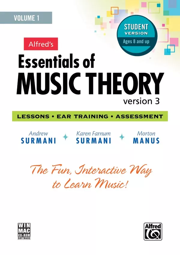 Alfred's Essentials of Music Theory: Software, Version 3 CD-ROM Student Version, Volume 1: Software