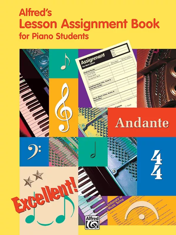 Alfred’s Lesson Assignment Book for Piano Students: Piano Book