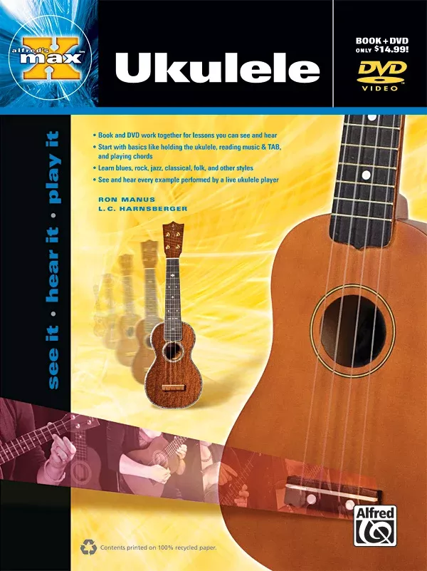 Alfred's MAX™ Ukulele Method: Ukulele Book & DVD