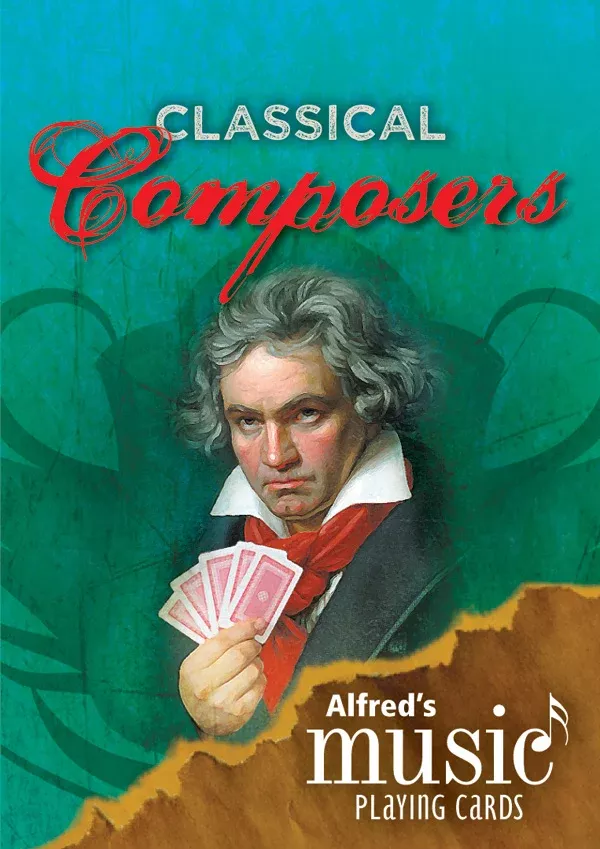 Alfred’s Music Playing Cards: Classical Composers (12 Pack): Card Deck