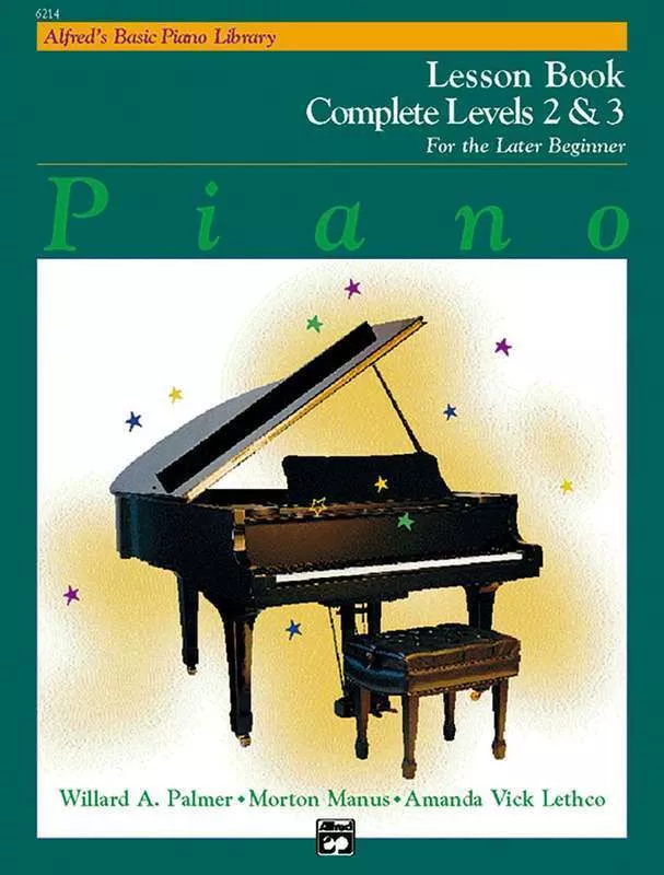 ALFREDS BASIC PIANO LIBRARY LESSON BOOK COMPLETE LEV 2 & 3