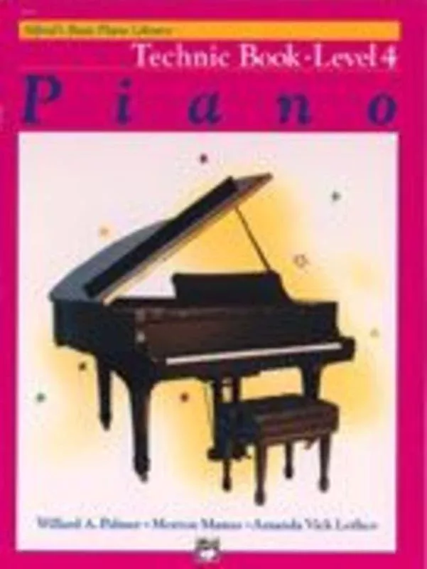 ALFREDS BASIC PIANO LIBRARY TECHNIC BOOK LEV 4