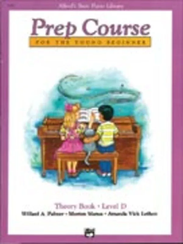 ALFREDS BASIC PIANO PREP COURSE THEORY BOOK LEV D