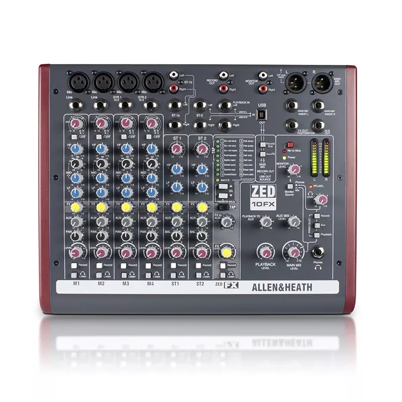 Allen & Heath ZED-10FX Multipurpose Mixer with FX and USB