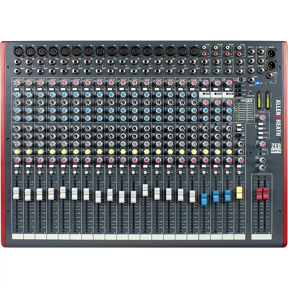 Allen and Heath ZED-22FX USB Mixer with Effects