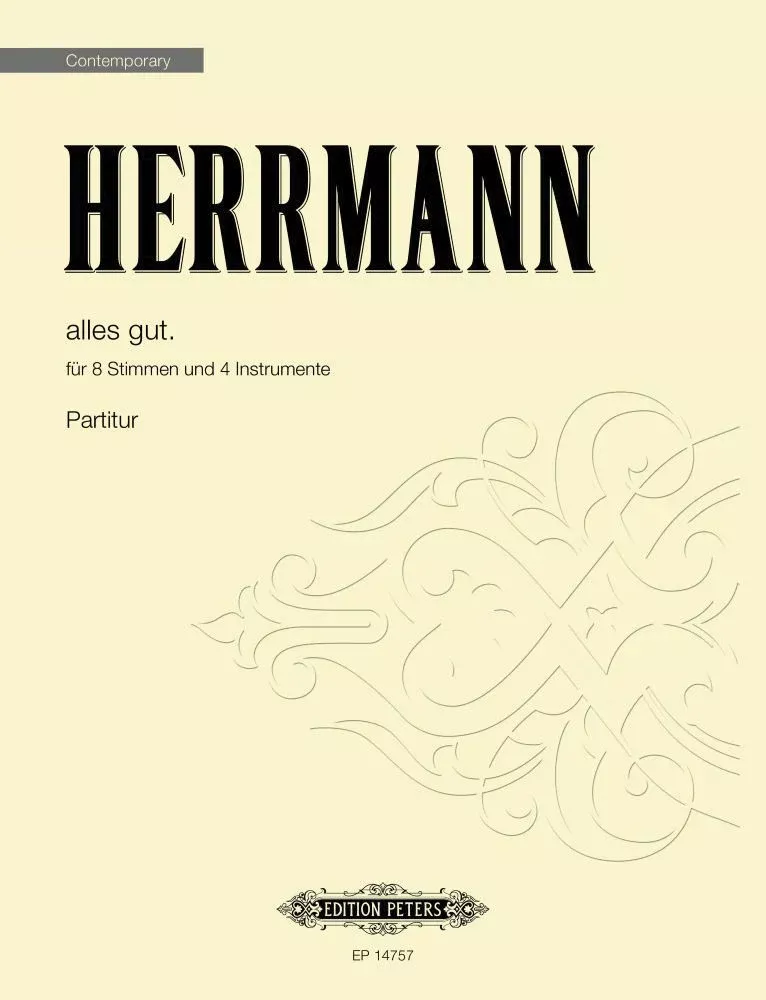alles gut (Full Score): SATB Choir