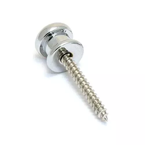 ALLPARTS AP-0682-B10-1 Strap Button – Chrome – Single Unit