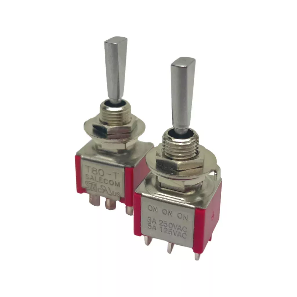Allparts EP-0080-010 Chrome On-On-On Mini Switch