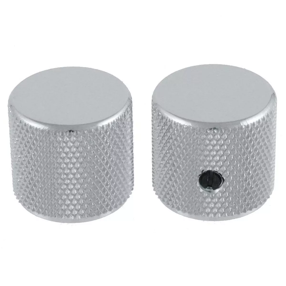 ALLPARTS MK-0115-010 Metal Barrel Knobs – Chrome (Pack of 2)