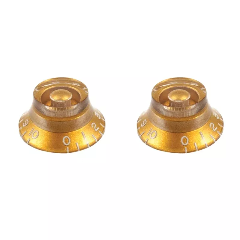 ALLPARTS PK-0140-032 Vintage Style Bell Knobs – Gold (Pack of 2)