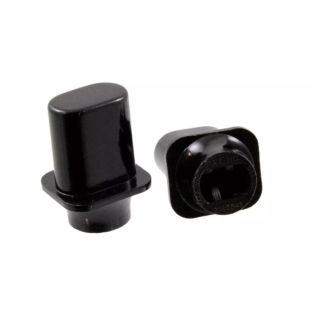 ALLPARTS SK-0713-023 Switch Knobs for Telecaster – Black (Pack of 2)