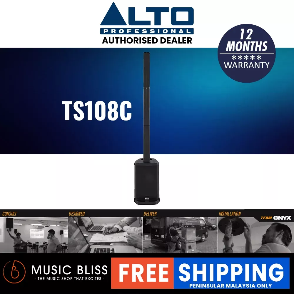 Alto Professional TS108C Portable Colum Array Loudspeaker