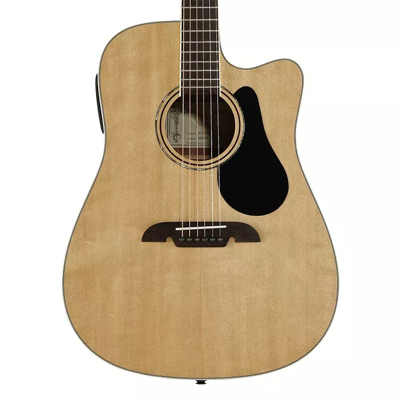 Alvarez AD60CE Artist Series Dreadnought Acoustic-Electric Guitar – Spruce Top with Mahogany Back and Sides