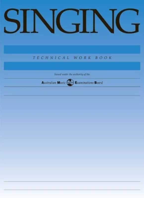 AMEB SINGING TECHNICAL WORKBOOK 1998