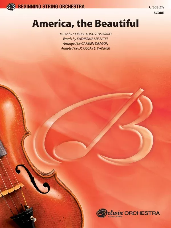 America, the Beautiful: String Orchestra Conductor Score