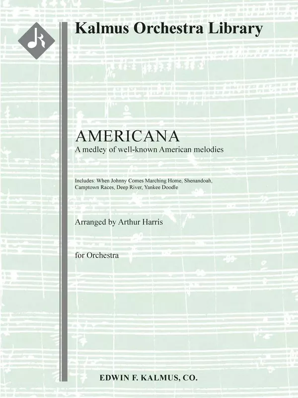 Americana: Full Orchestra, Full Score