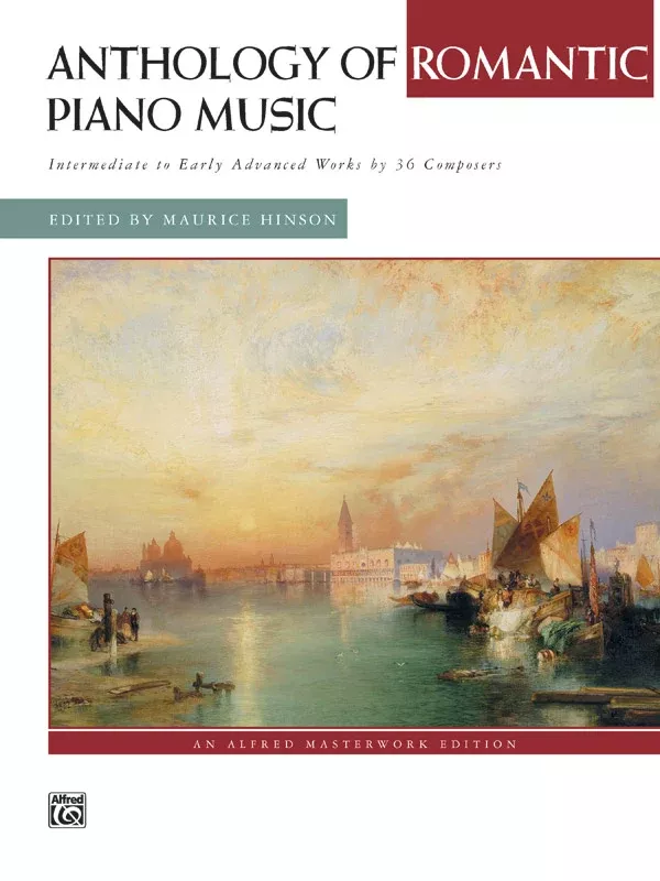 Anthology of Romantic Piano Music: Piano Comb Bound Book