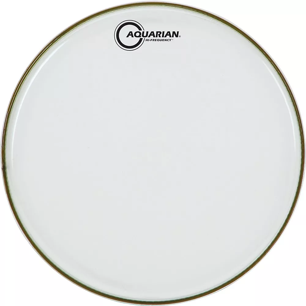 Aquarian Hi-Frequency Drumhead Black Clear 14 in.