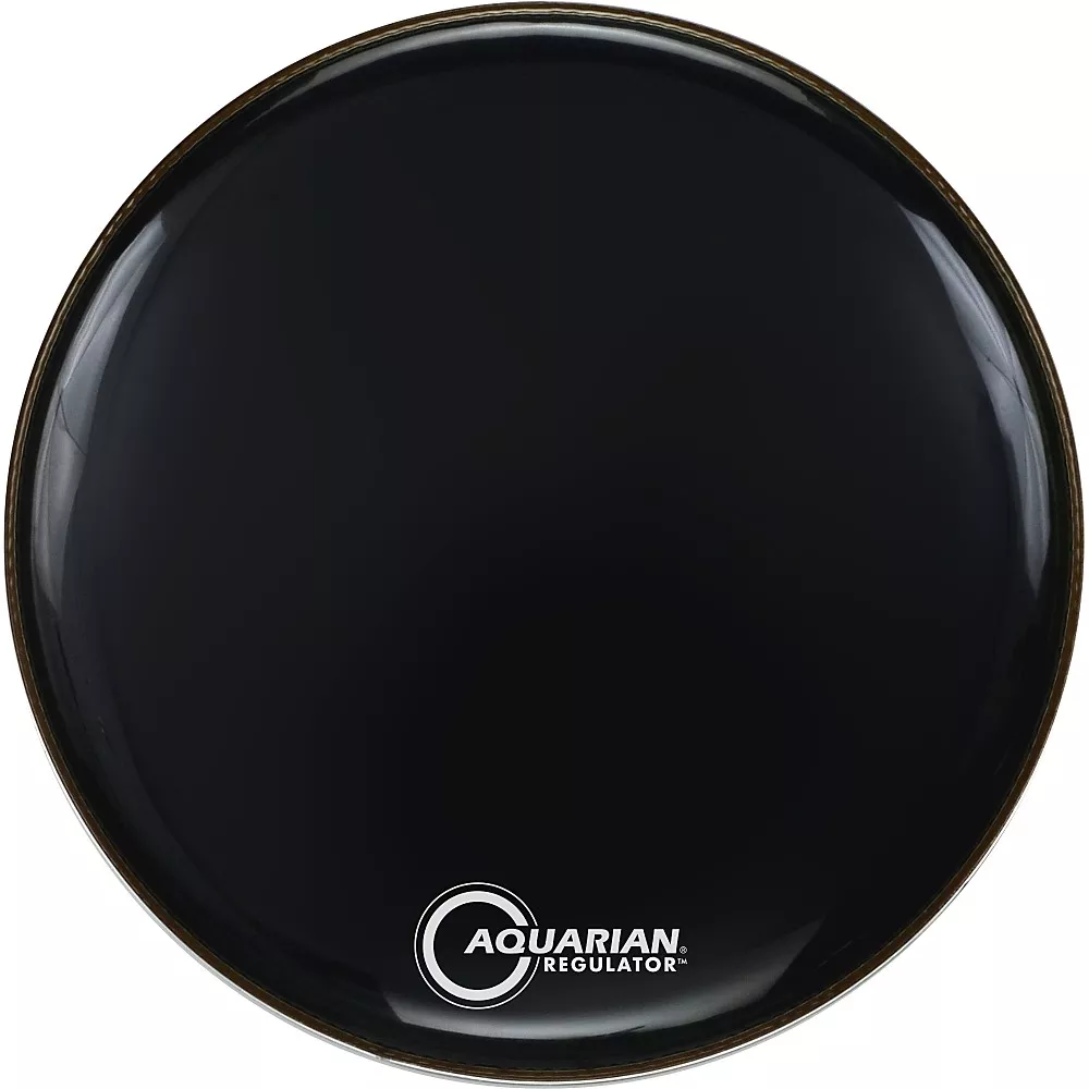 Aquarian Regulator Black Drum Head Black 22 in.