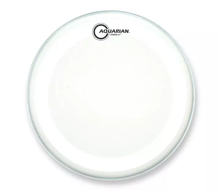 Aquarian Studio-X Coated Bass Drum Head – White