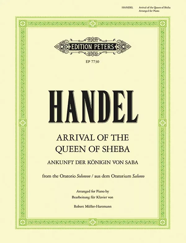 Arrival of the Queen of Sheba: Piano Solo