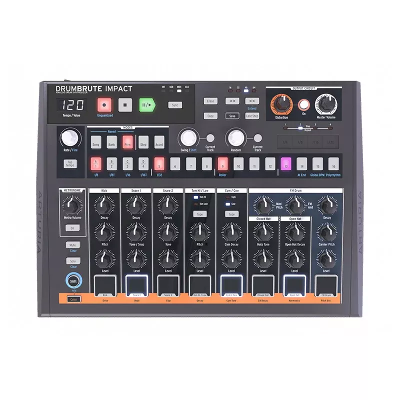 Arturia Drum Brute Impact Aggressive Analog Drum Machine