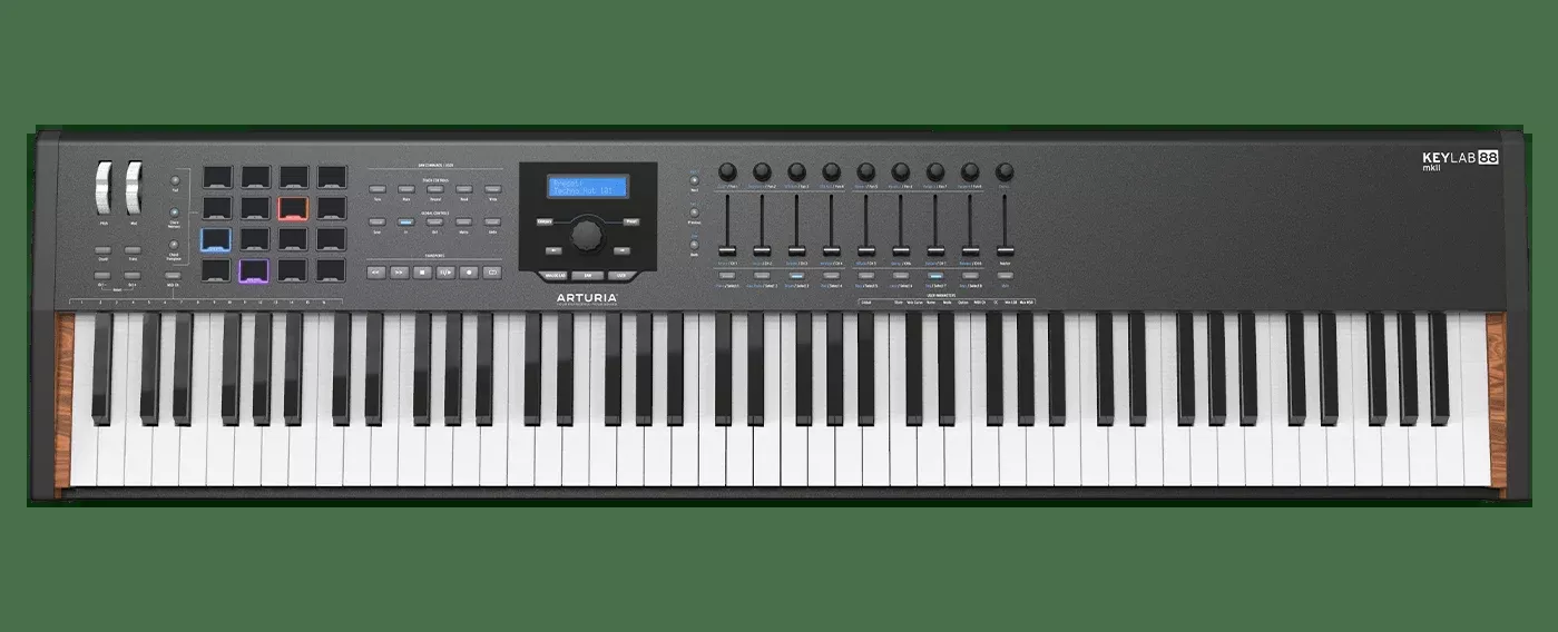 Arturia KeyLab 88 MKII 88-key Weighted Keyboard Controller - Black Edition