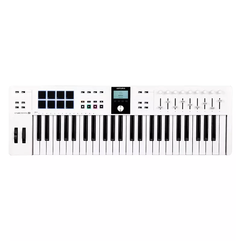 Arturia KeyLab Essential mk3 – 49-Key Universal MIDI Controller (White)