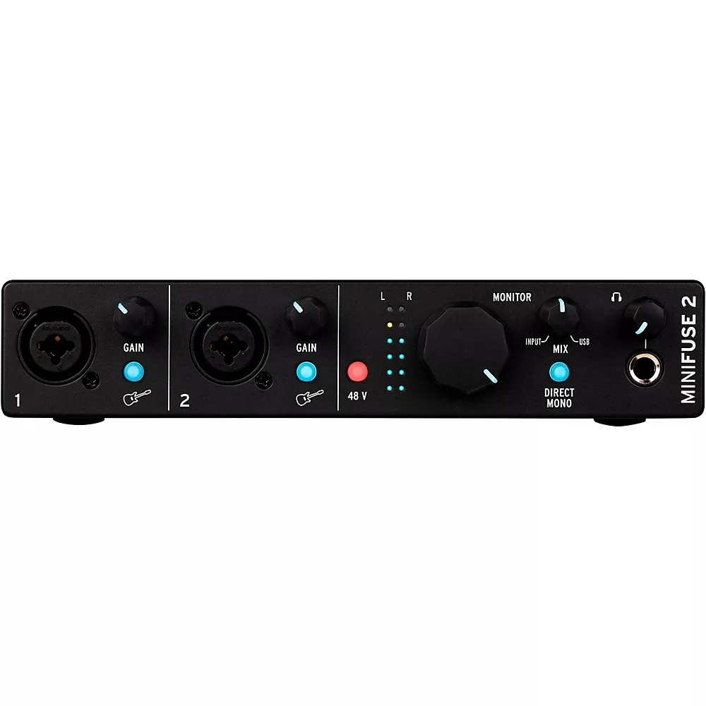 Arturia MiniFuse 2 USB-C Audio Interface, Black