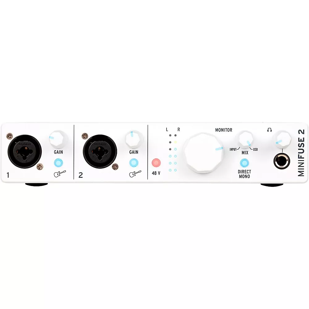 Arturia MiniFuse 2 USB-C Audio Interface, White