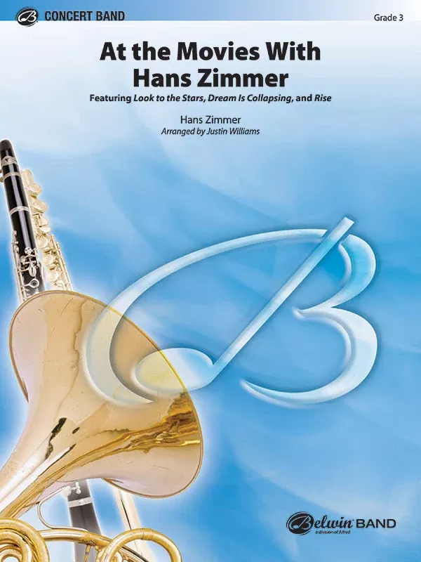 At the Movies with Hans Zimmer: Concert Band Conductor Score & Parts