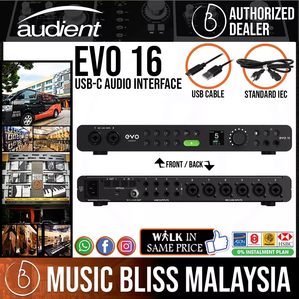 Audient Evo 16 USB Audio Interface