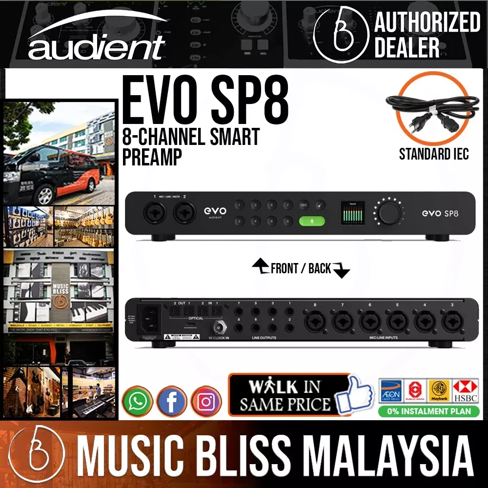 Audient Evo SP8 Smart Preamp
