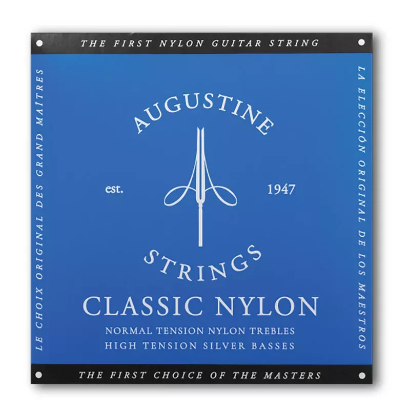 Augustine Classic Blue High Tension Nylon Guitar Strings